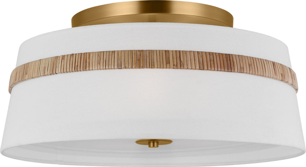 Cordtlandt Large Semi-Flush Mount Rattan