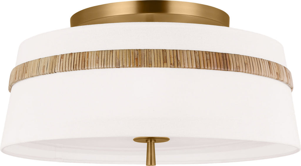 Cordtlandt Large Semi-Flush Mount Rattan