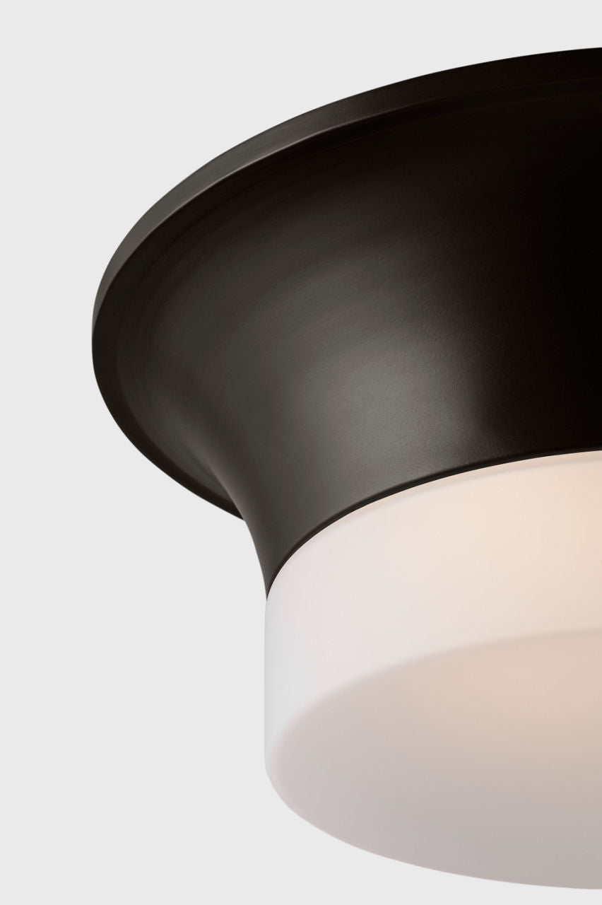 Sina Medium Flush Mount Aged Iron