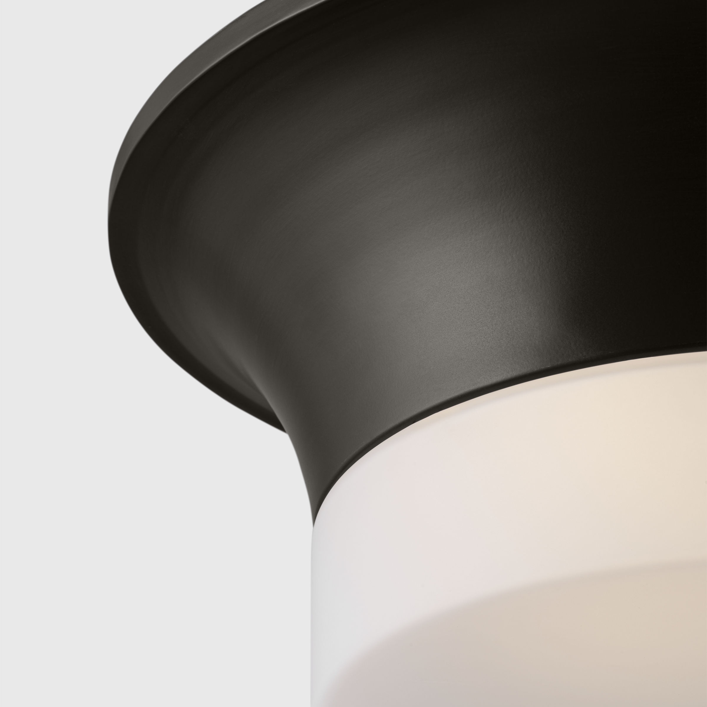 Sina Medium Flush Mount Aged Iron