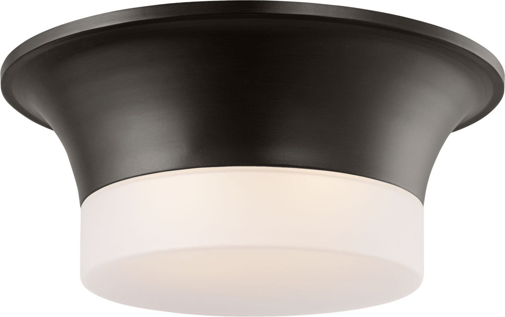 Sina Medium Flush Mount Aged Iron