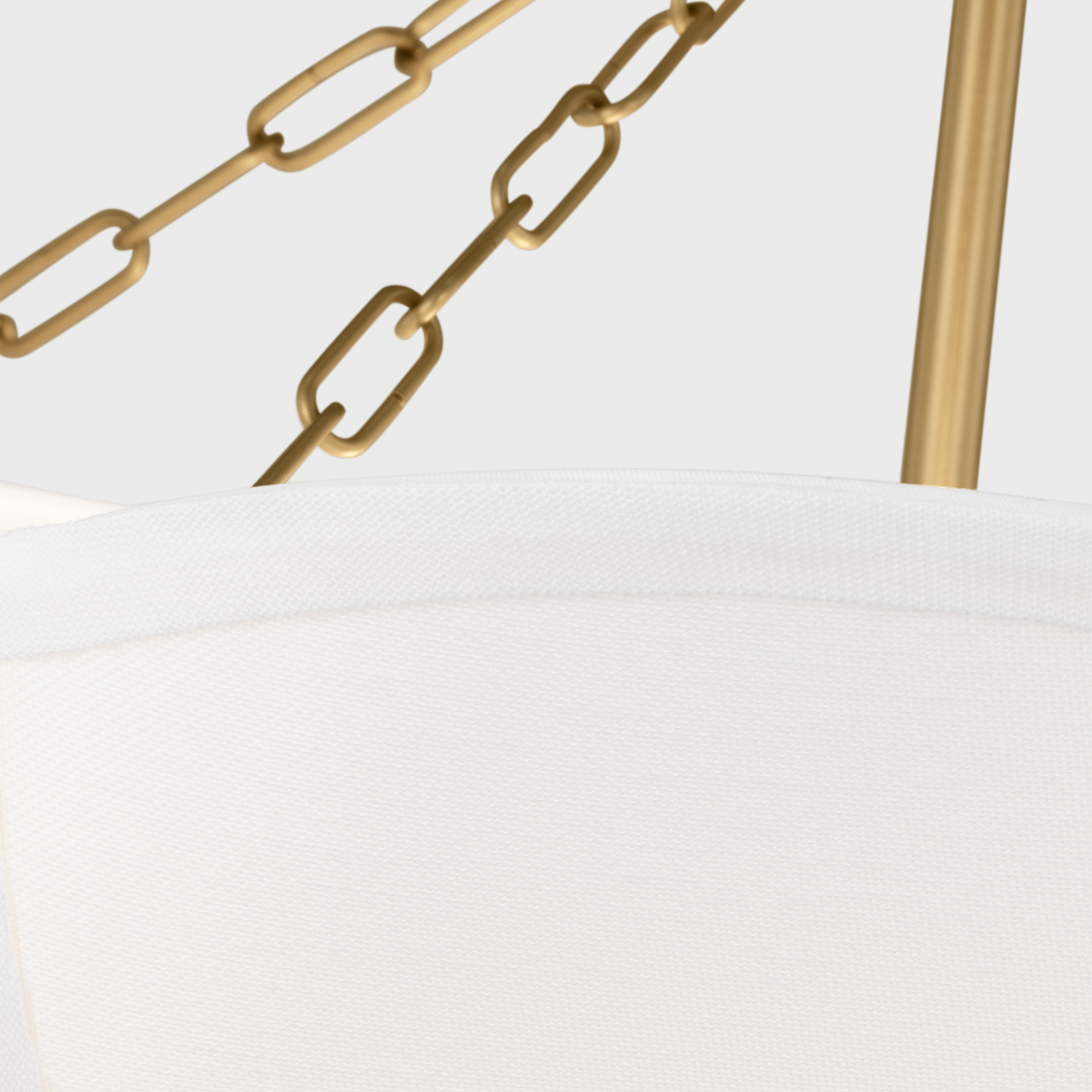 Stassi Medium Semi Flush Mount Burnished Brass
