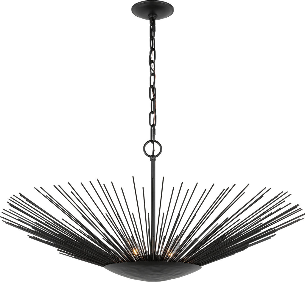 Helios Wide Pendant Aged Iron