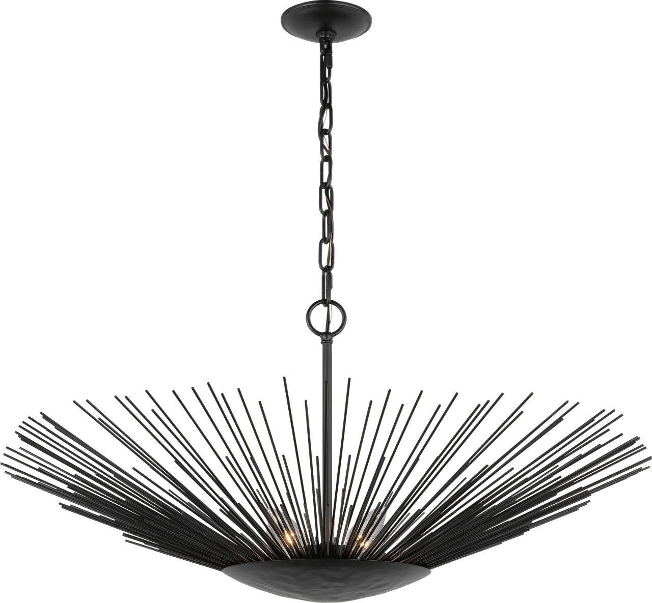 Helios Wide Pendant Aged Iron