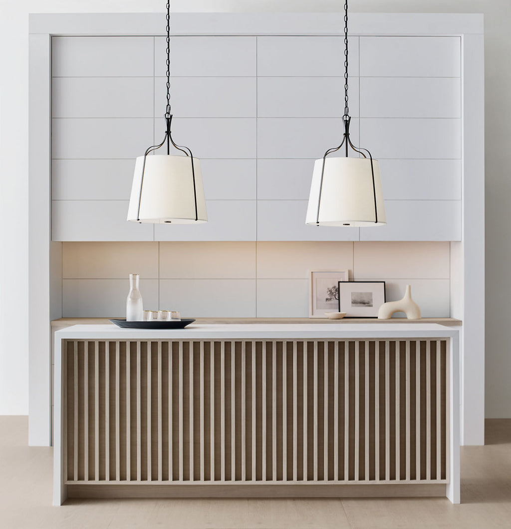 Leander Medium Hanging Shade Smith Steel