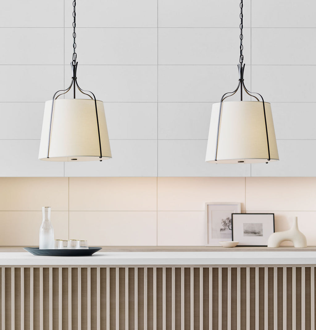Leander Medium Hanging Shade Smith Steel