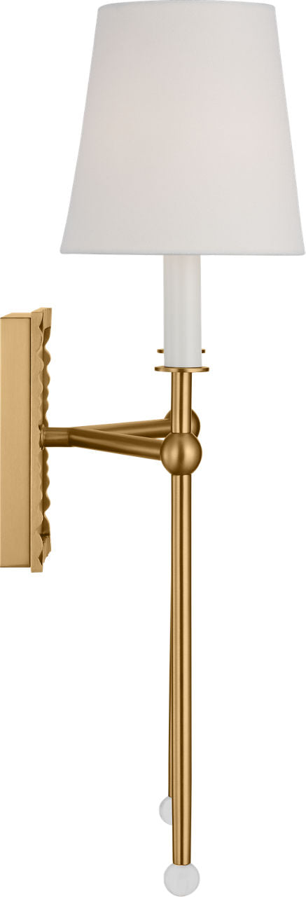 Baxley Double Sconce Burnished Brass