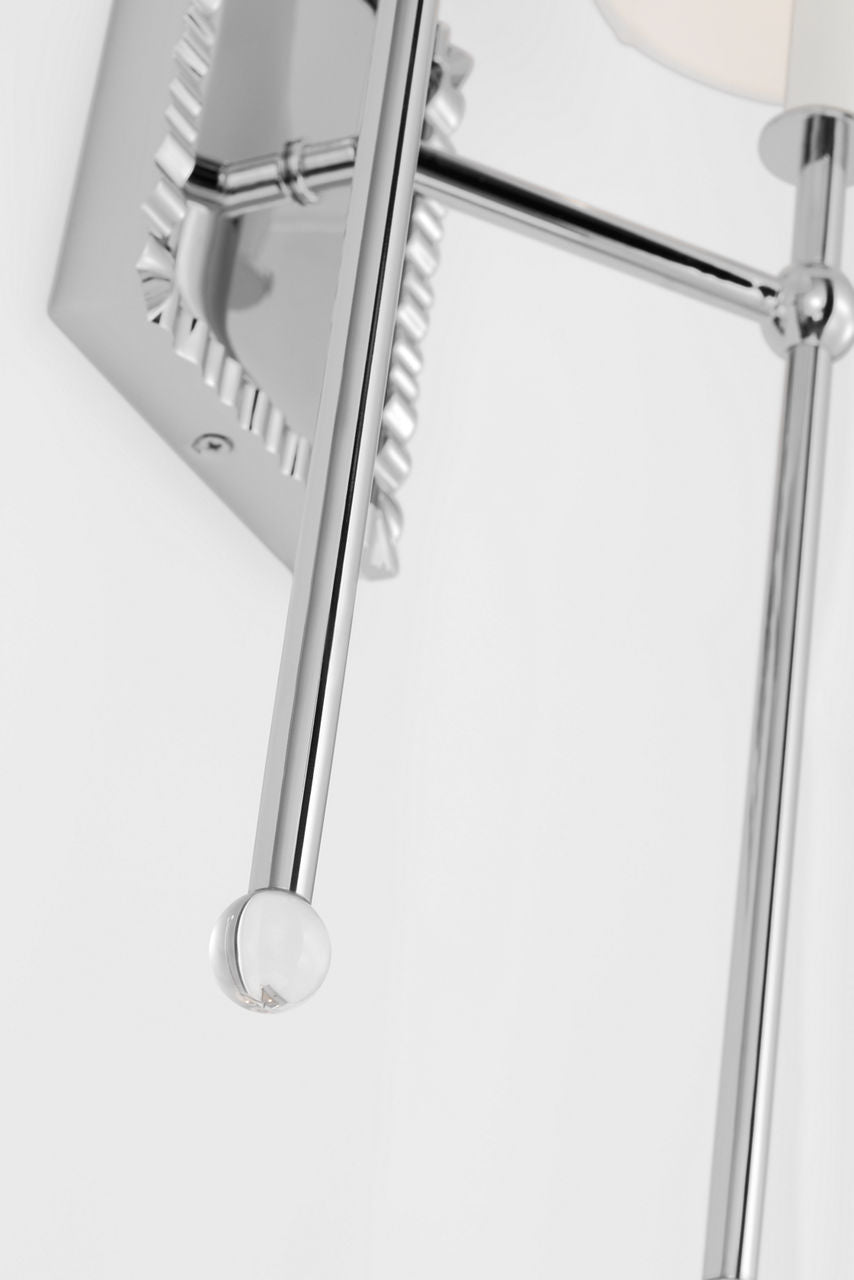 Baxley Double Sconce Polished Nickel