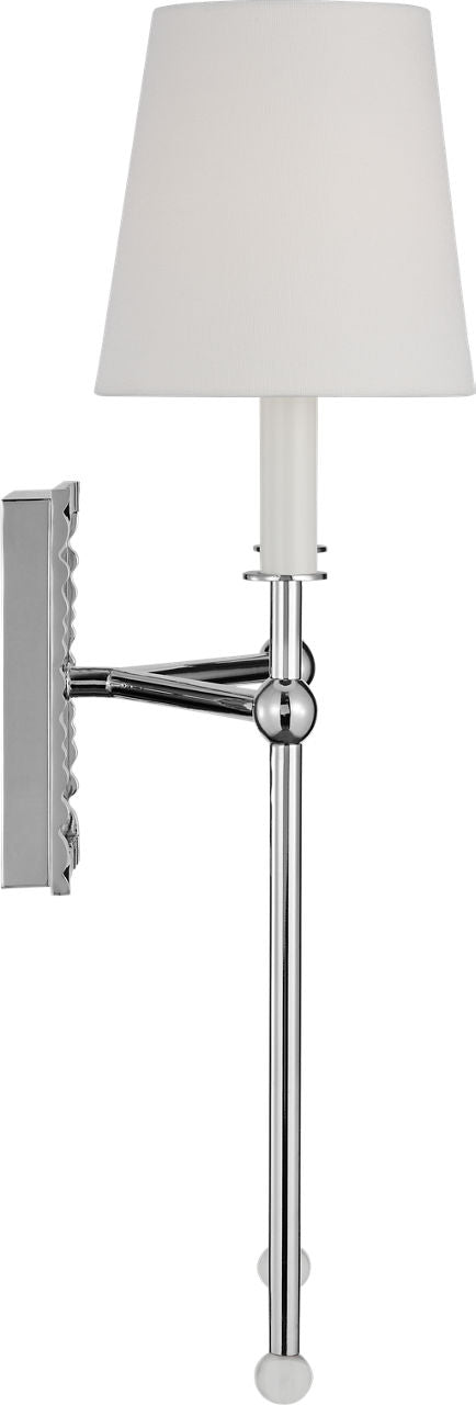 Baxley Double Sconce Polished Nickel
