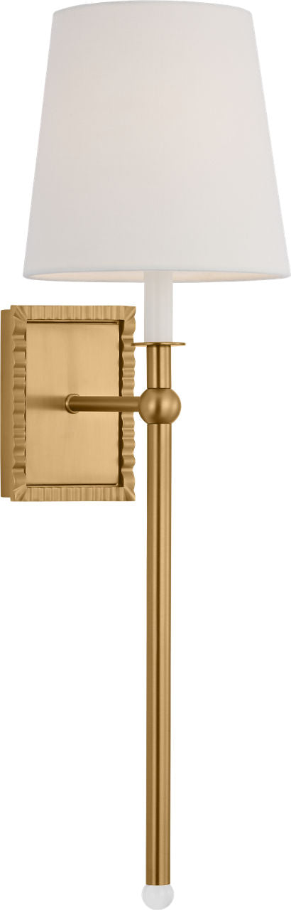 Baxley Tall Sconce Burnished Brass
