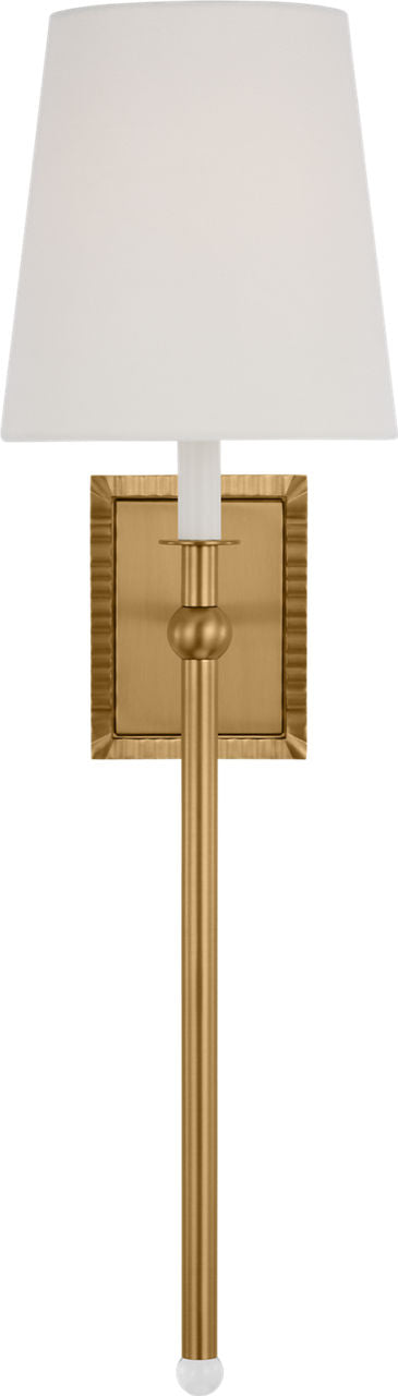 Baxley Tall Sconce Burnished Brass