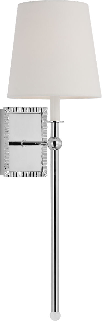 Baxley Tall Wall Sconce Polished Nickel