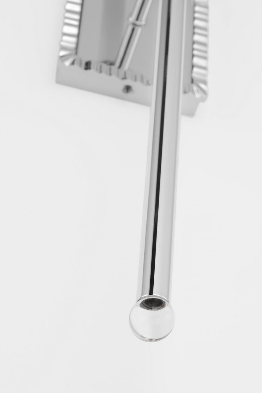 Baxley Tall Wall Sconce Polished Nickel