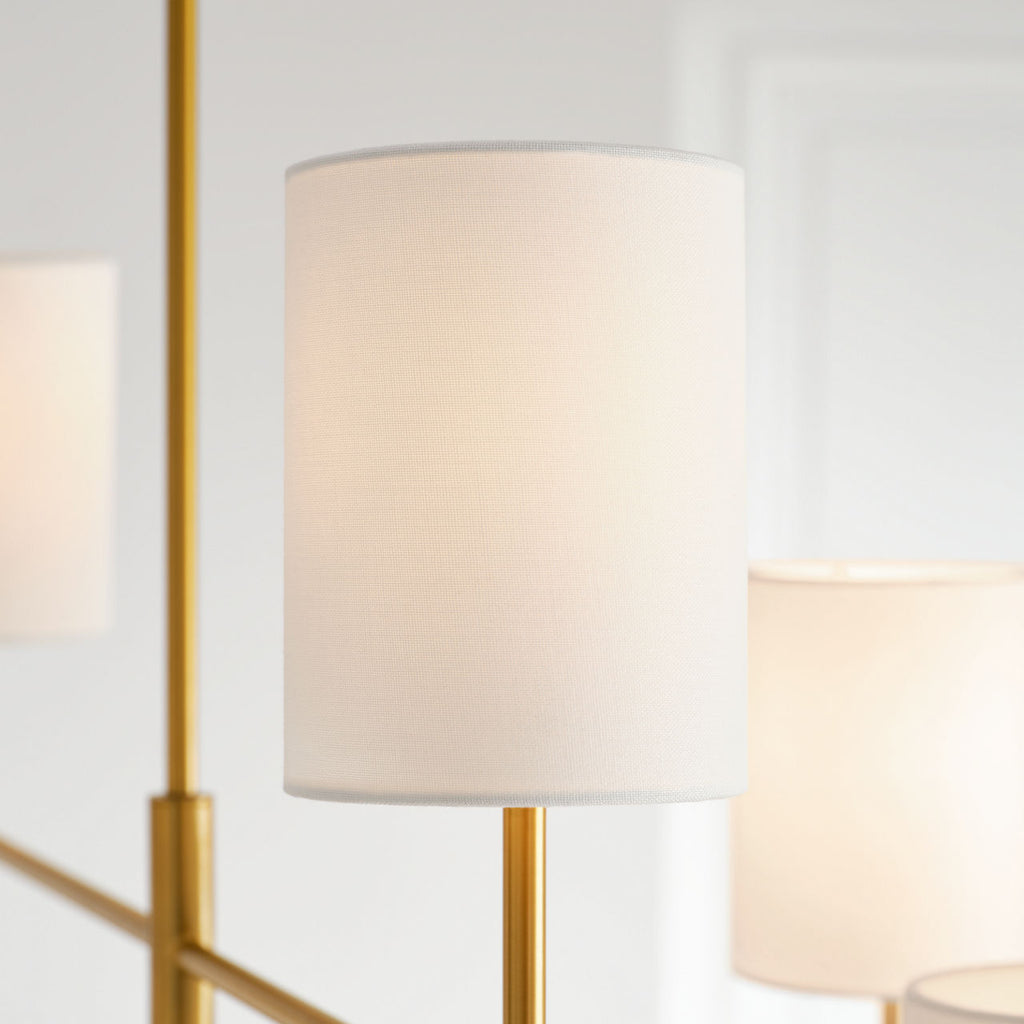 Key Large Chandelier Burnished Brass
