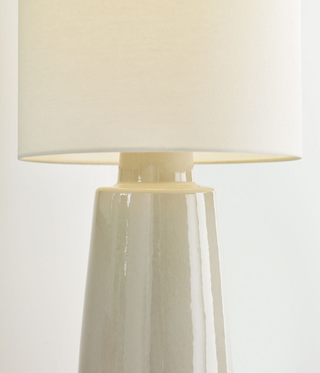 Vessel Large Table Lamp Shellish Grey Bulbs Inc