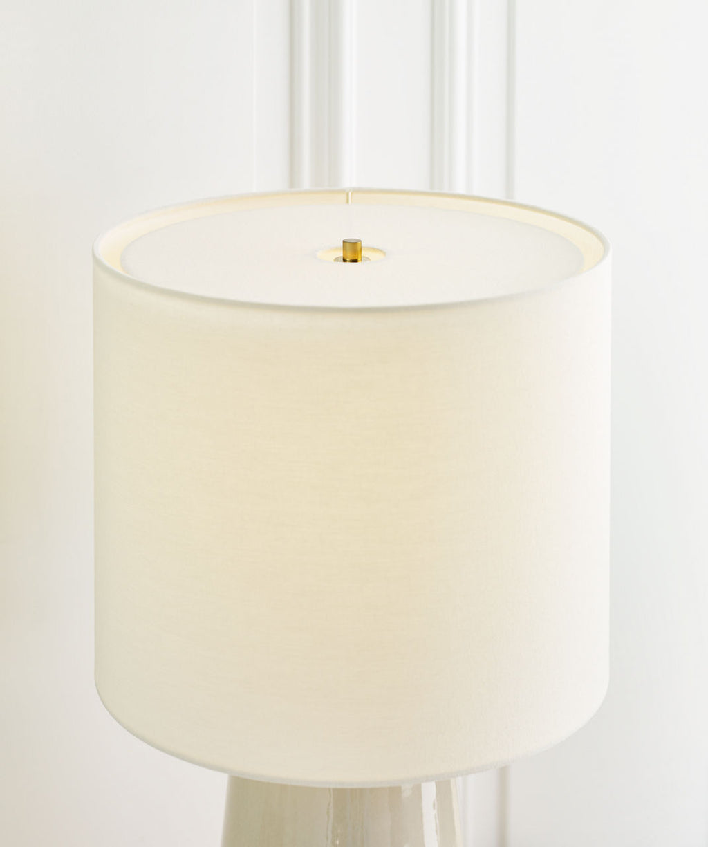 Vessel Large Table Lamp Shellish Grey Bulbs Inc