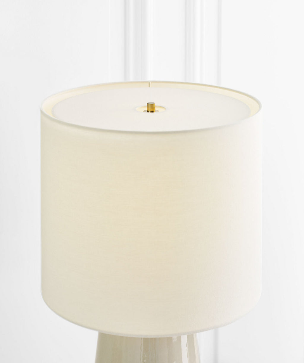 Vessel Large Table Lamp Shellish Grey Bulbs Inc