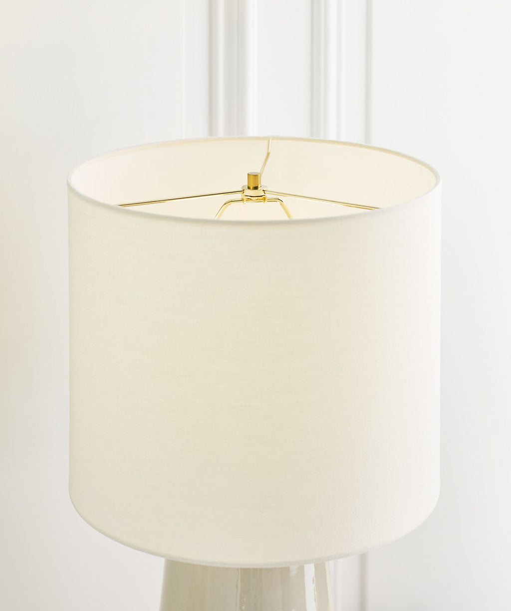 Vessel Large Table Lamp Shellish Grey Bulbs Inc