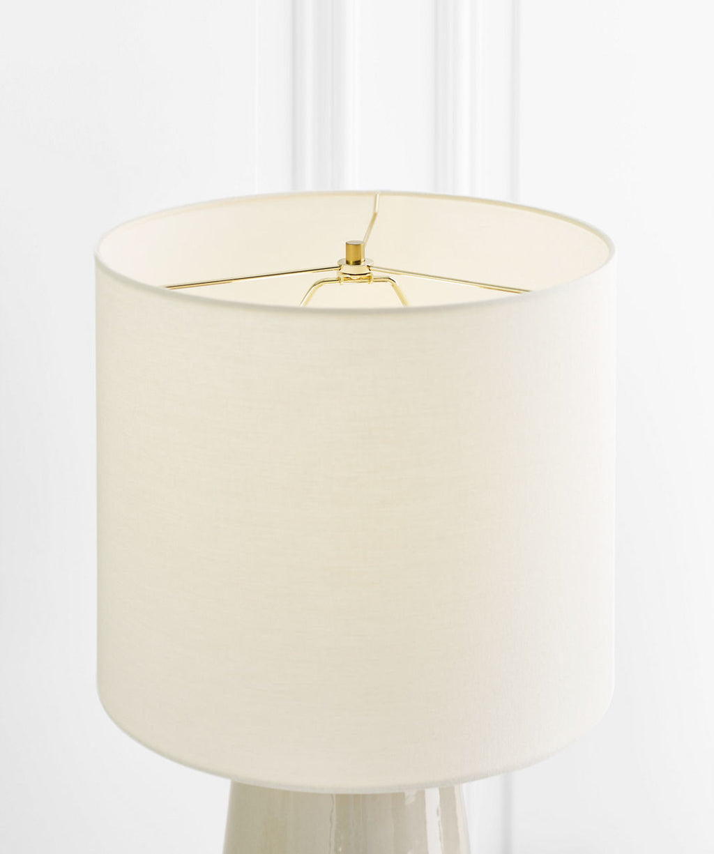 Vessel Large Table Lamp Shellish Grey Bulbs Inc