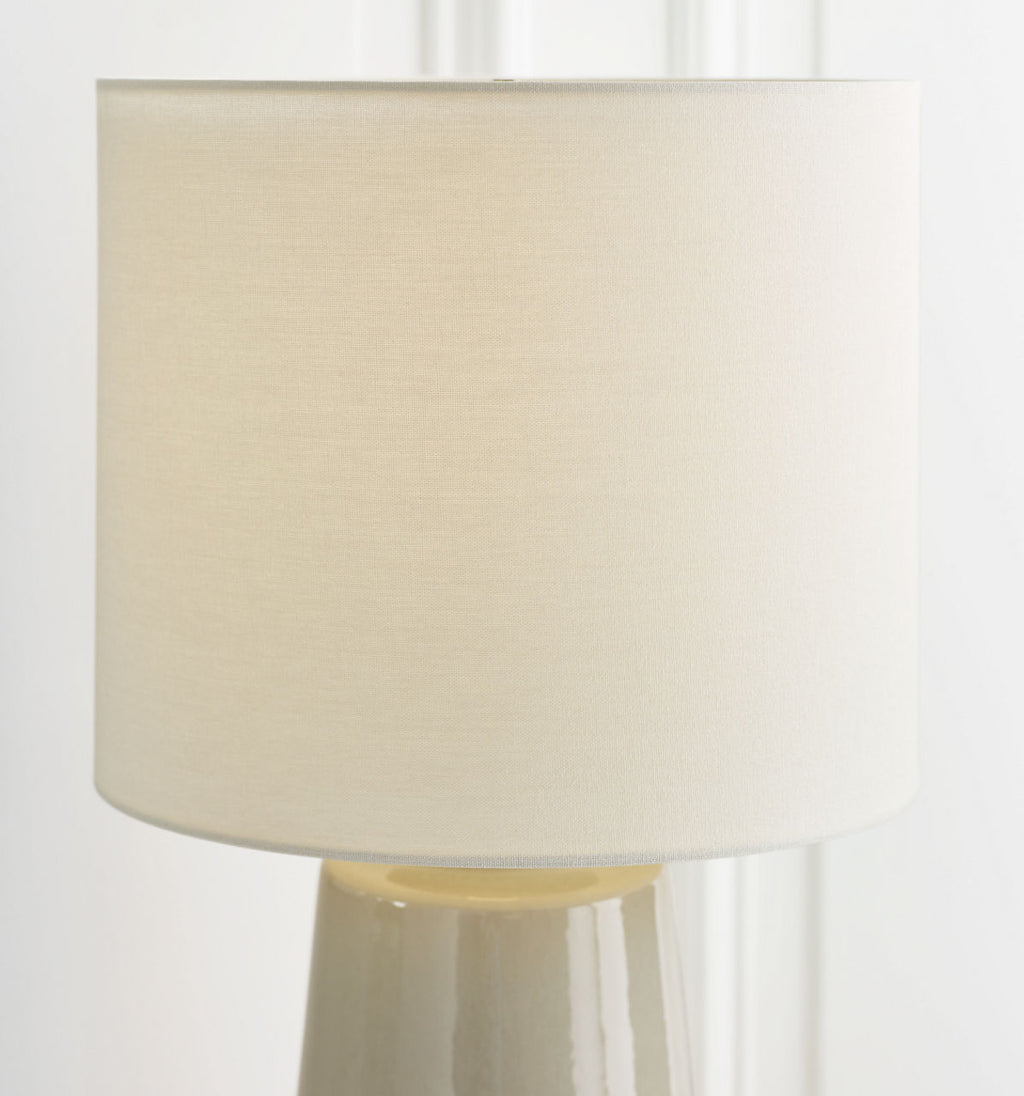 Vessel Large Table Lamp Shellish Grey Bulbs Inc