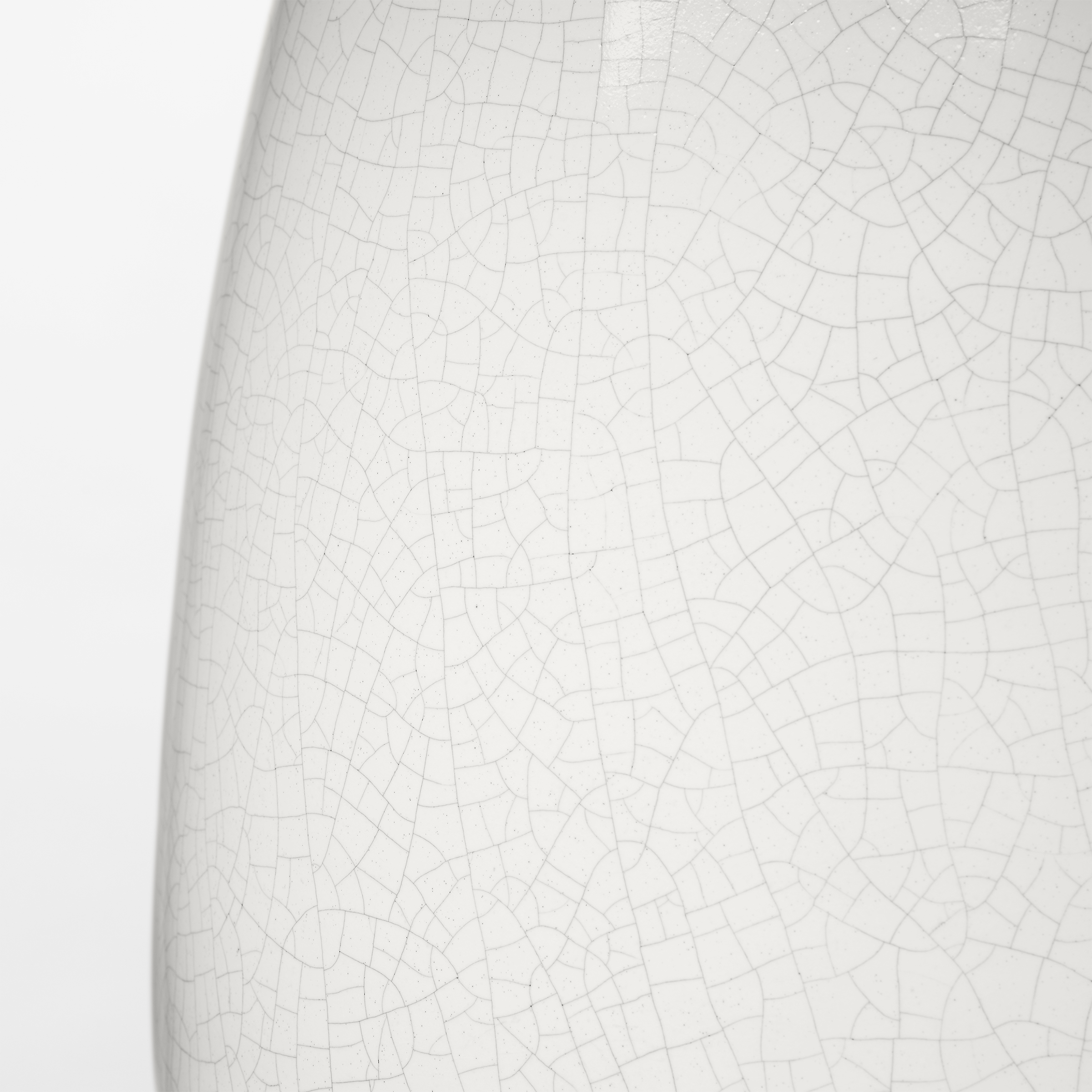 Roma Table Lamp White Crackle Bulbs Inc