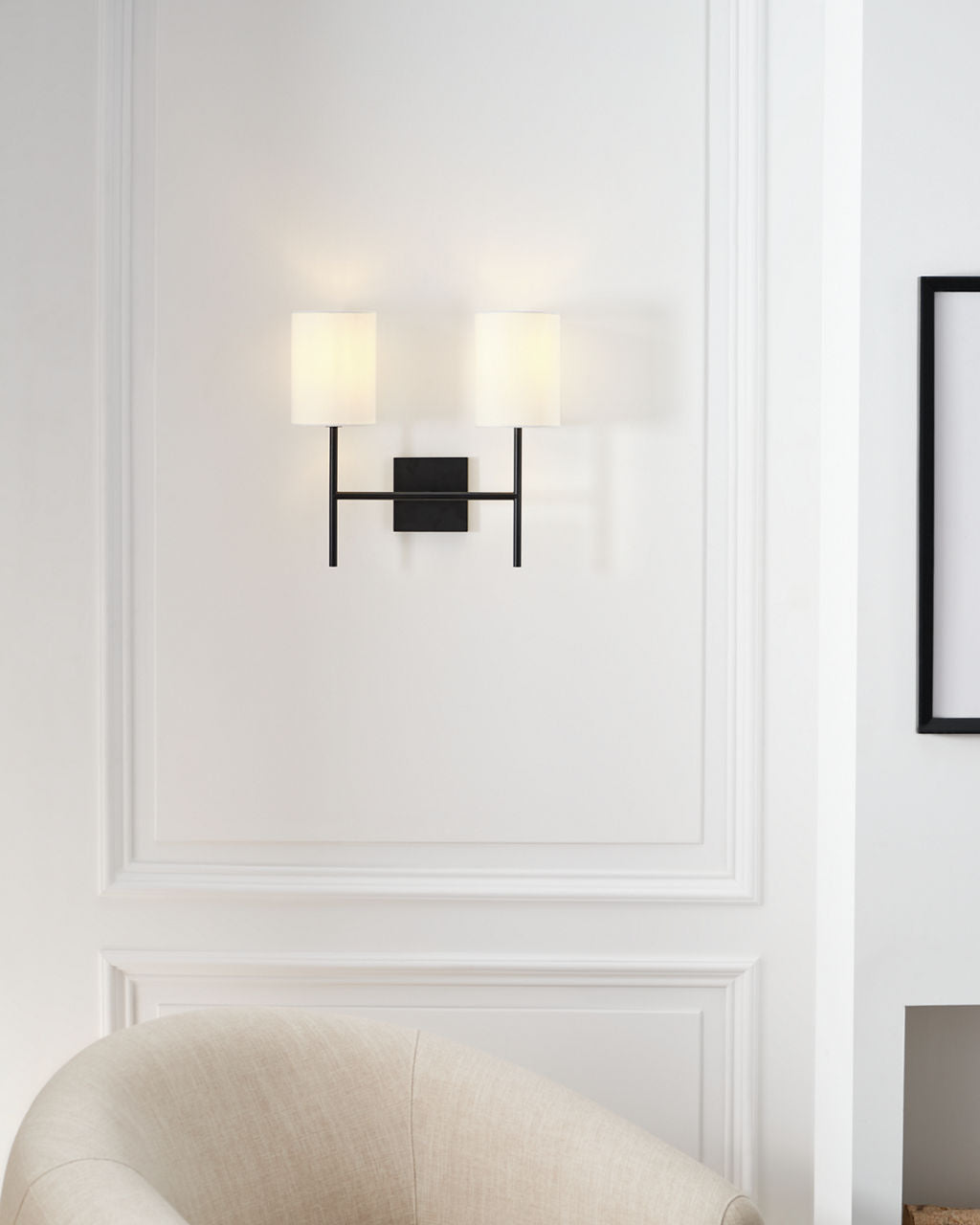 Key Medium Sconce Midnight Black