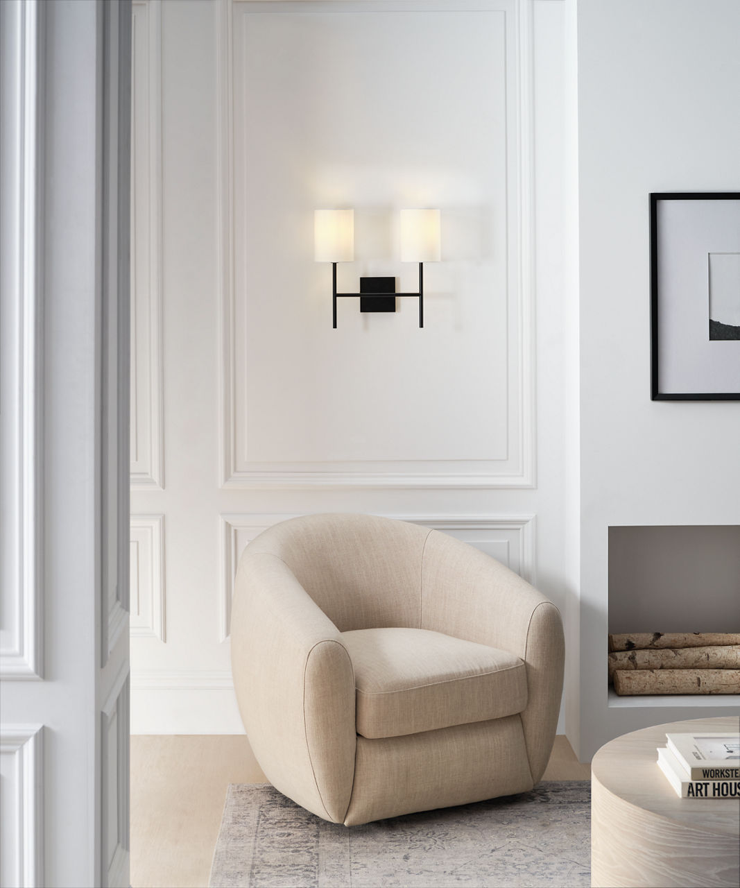 Key Medium Sconce Midnight Black
