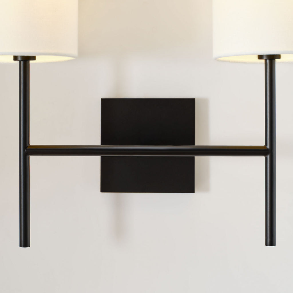 Key Medium Sconce Midnight Black