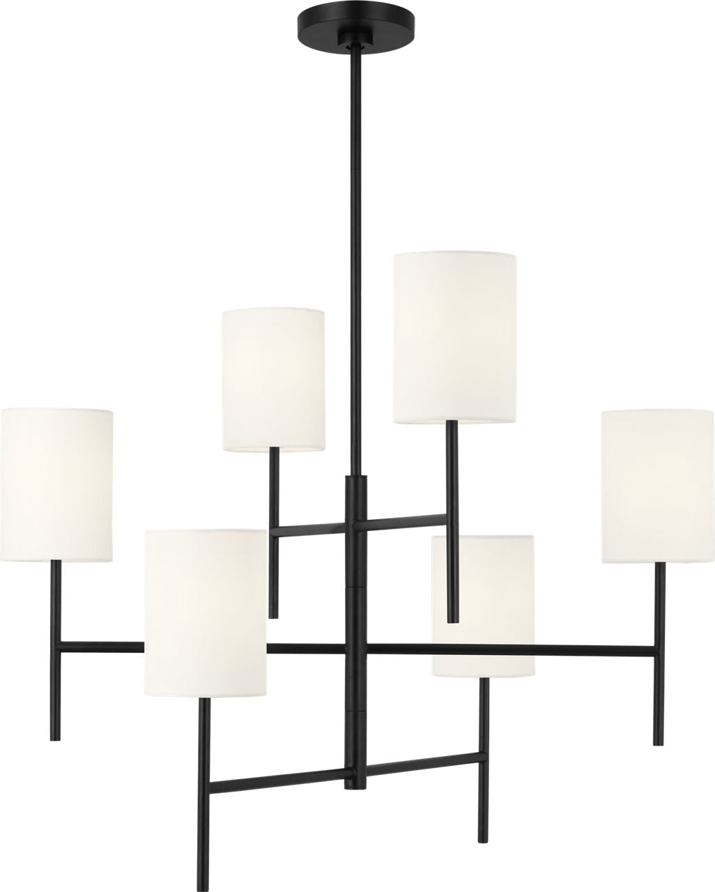 Key Large Chandelier Midnight Black