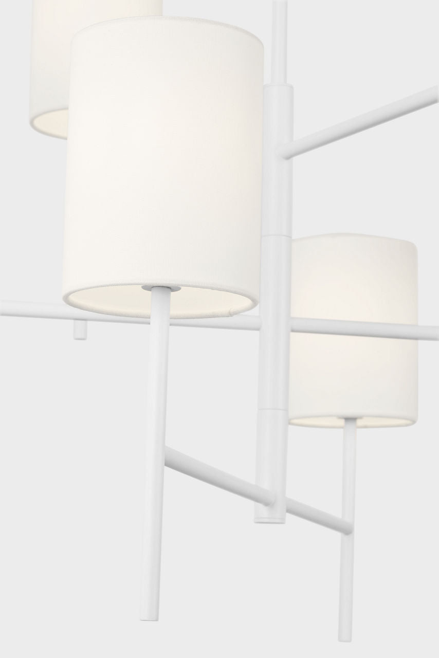 Key Large Chandelier Matte White