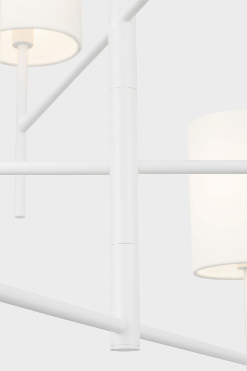 Key Large Chandelier Matte White