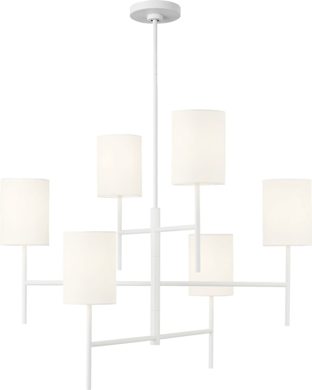Key Large Chandelier Matte White
