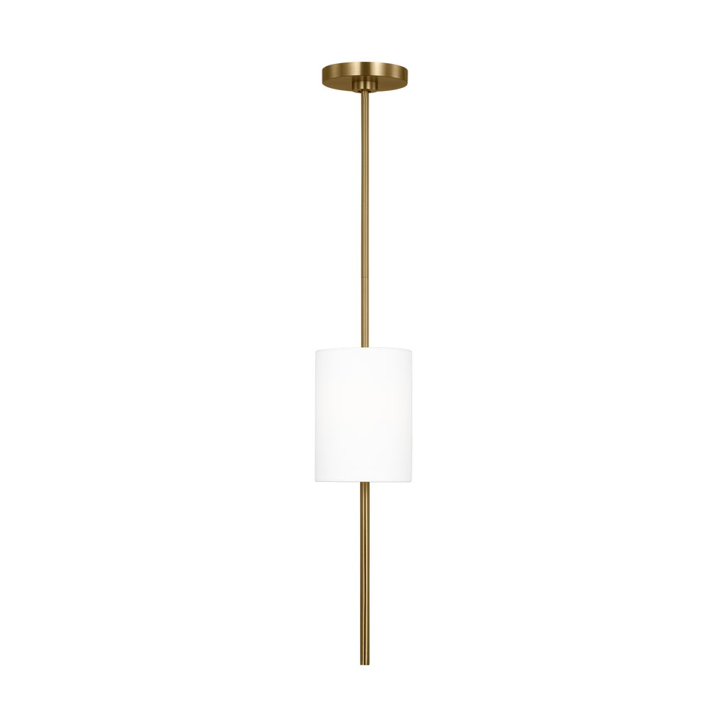 Key Medium Linear Chandelier Burnished Brass