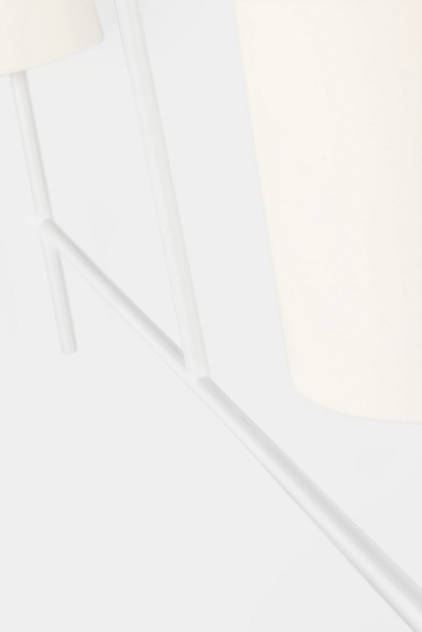 Key Medium Linear Chandelier Matte White