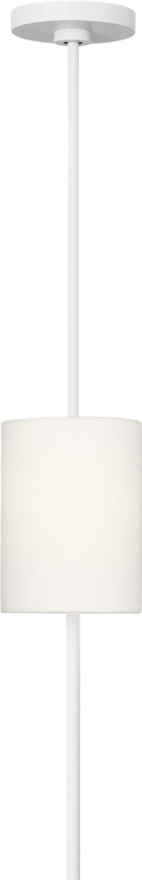 Key Medium Linear Chandelier Matte White