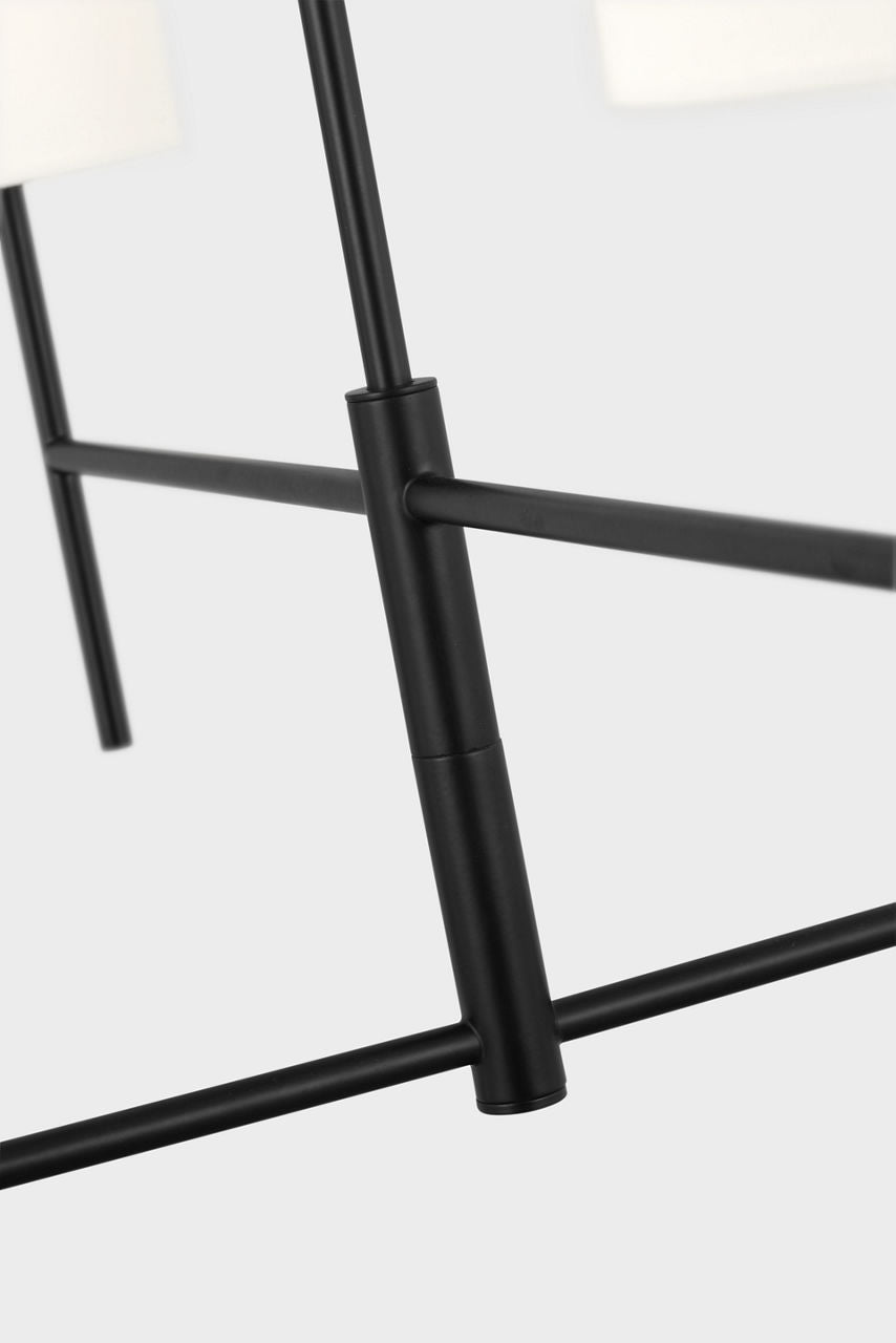 Key Medium Chandelier Midnight Black