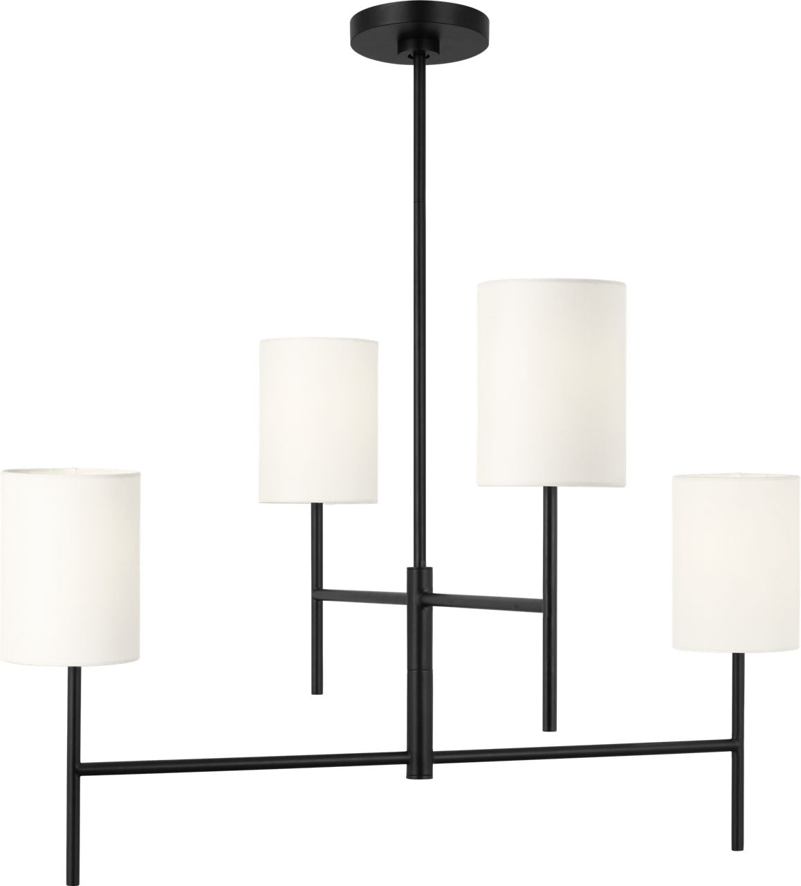 Key Medium Chandelier Midnight Black