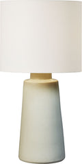 Vessel Large Table Lamp Shellish Grey Bulbs Inc