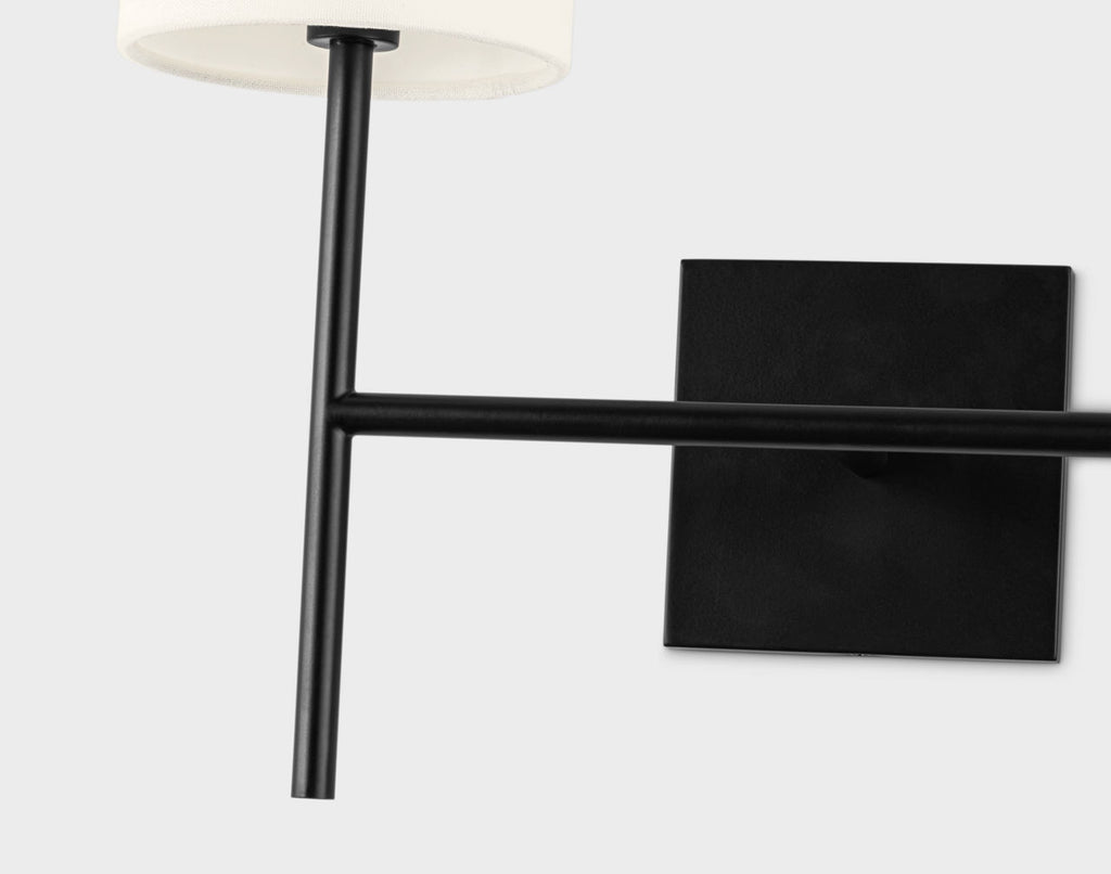 Key Medium Sconce Midnight Black
