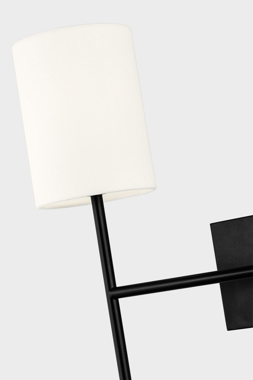 Key Medium Sconce Midnight Black
