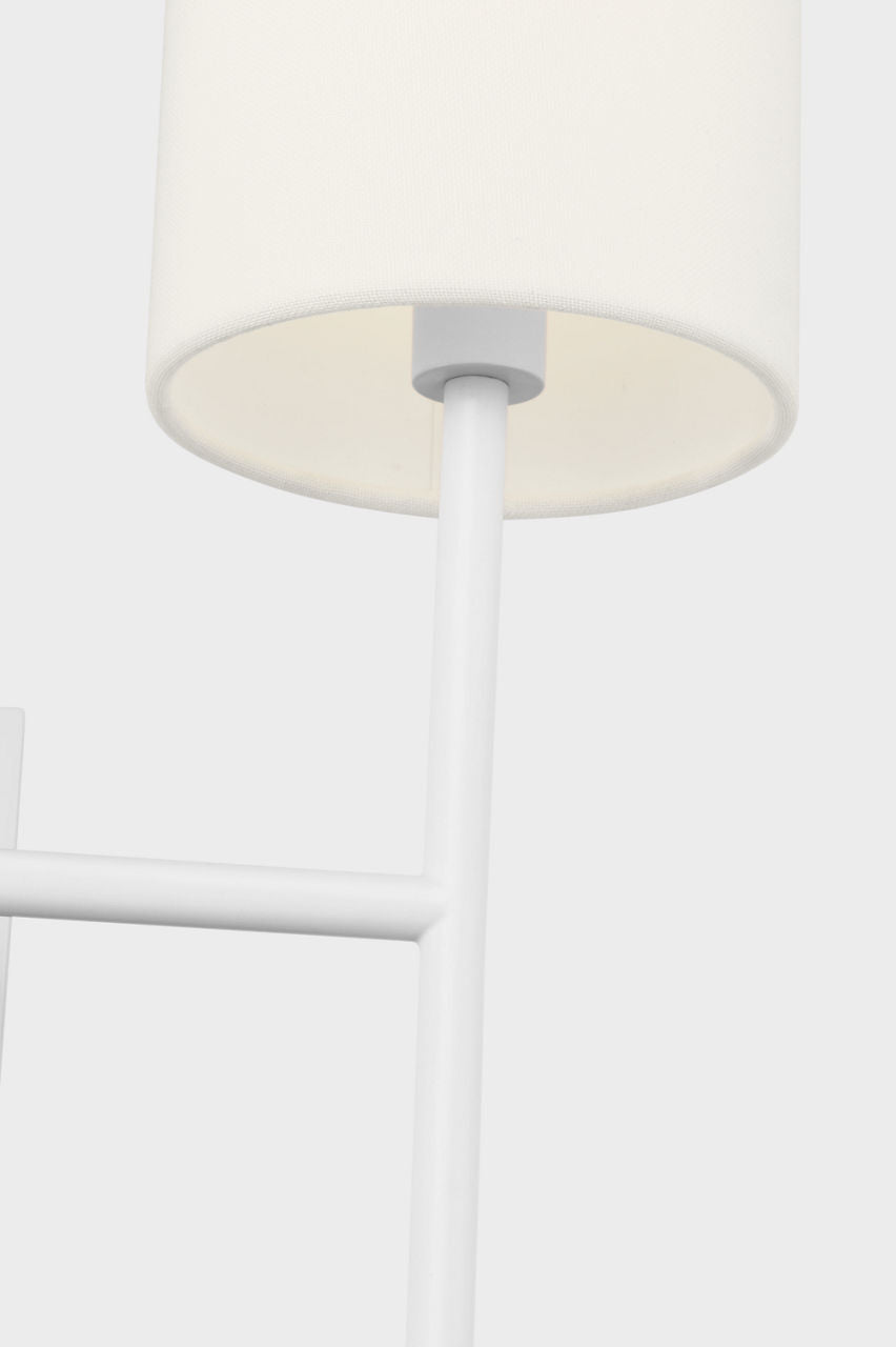 Key Medium Sconce Matte White