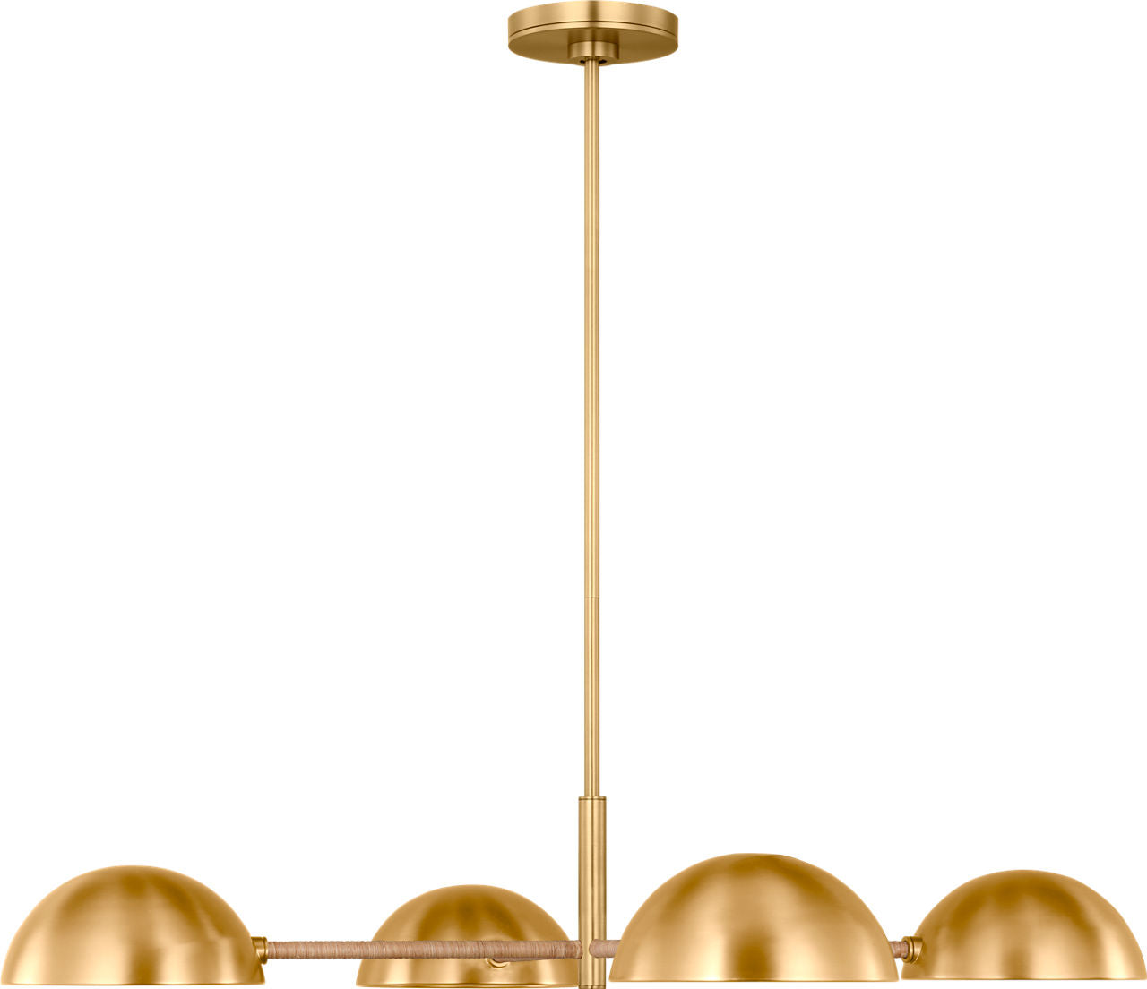 Balleroy Large Chandelier Burnished Brass