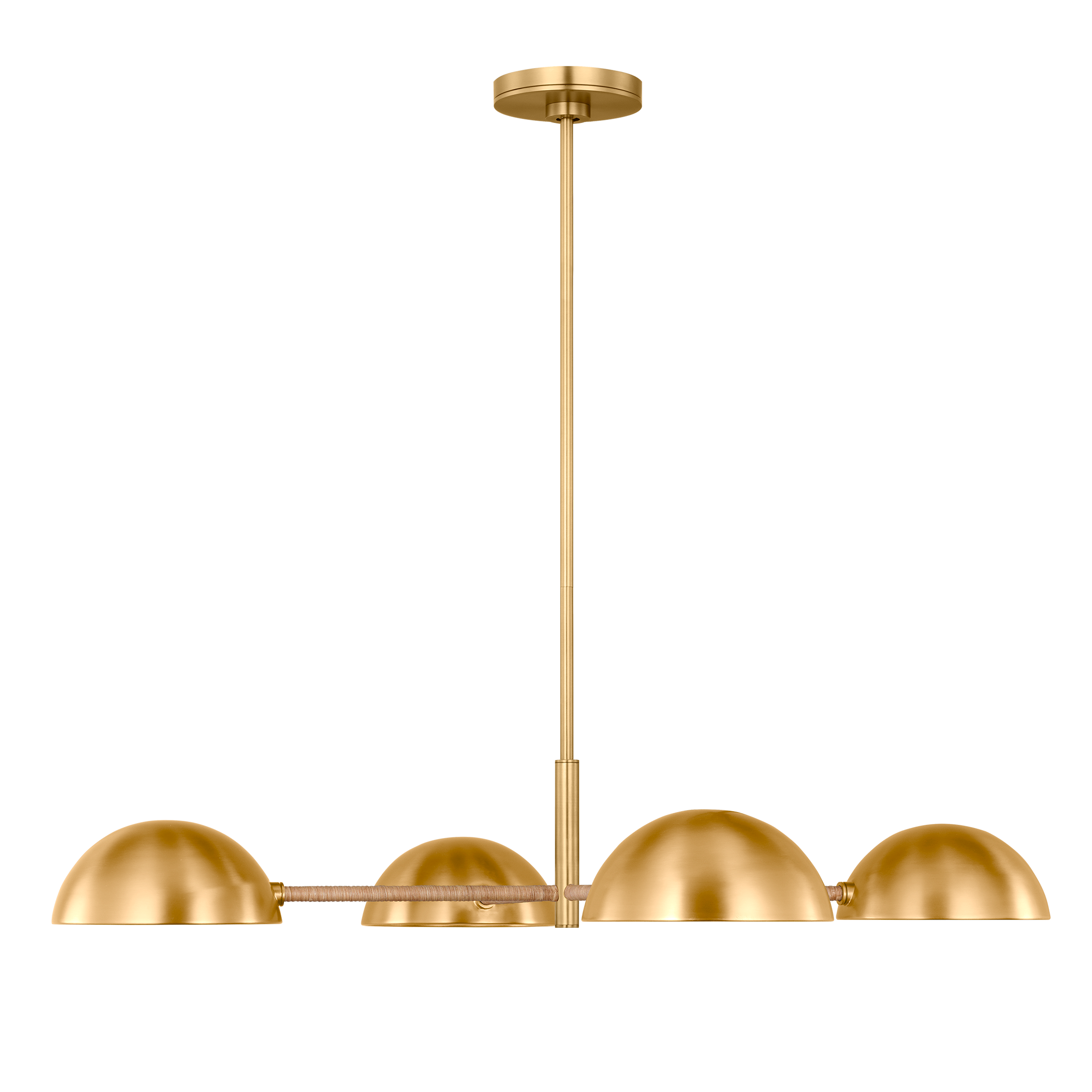 Balleroy Large Chandelier Burnished Brass