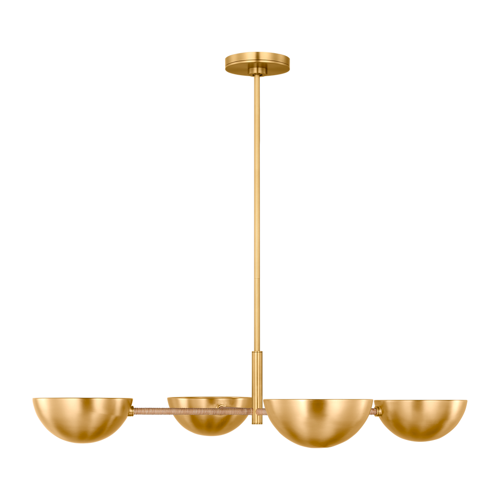 Balleroy Large Chandelier Burnished Brass