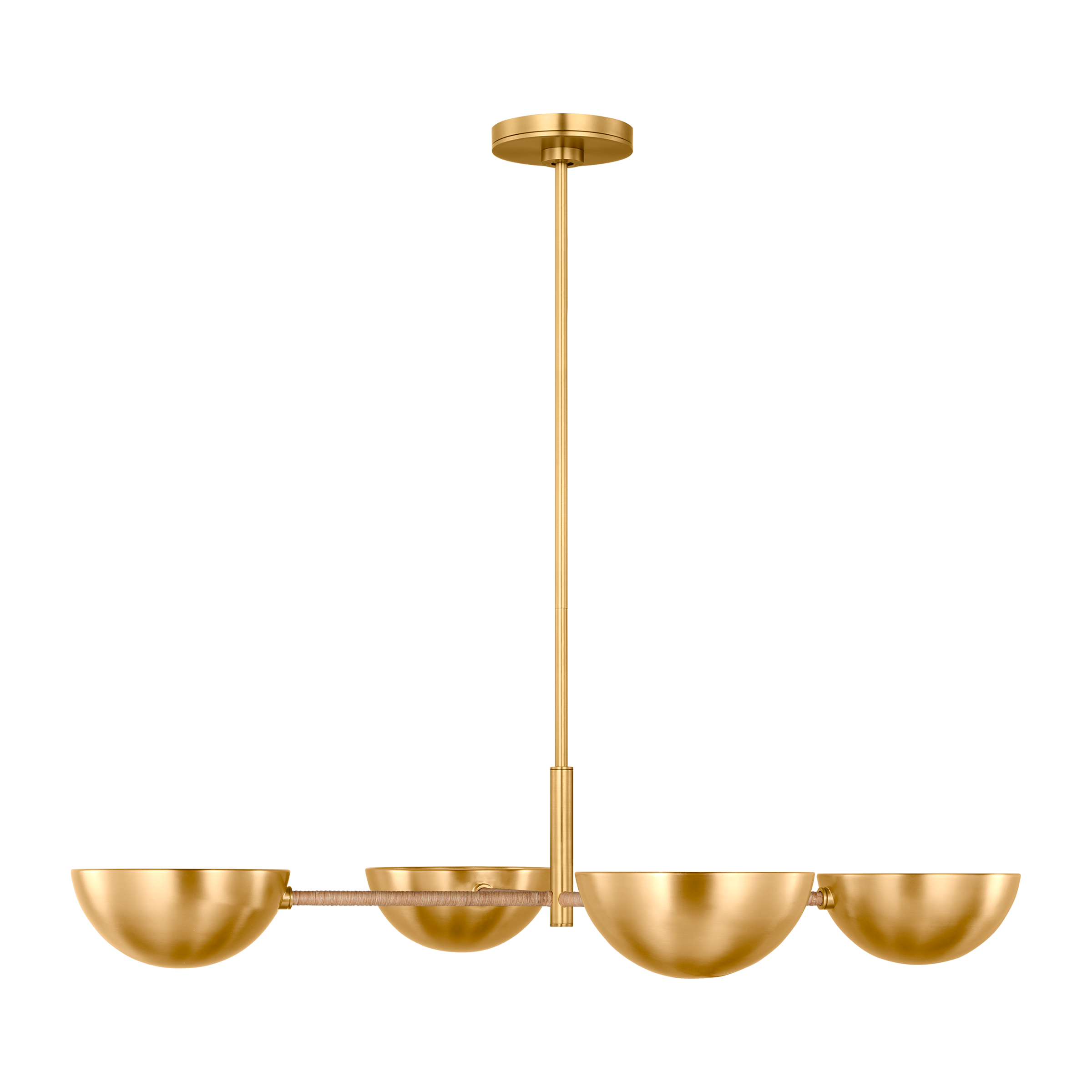 Balleroy Large Chandelier Burnished Brass