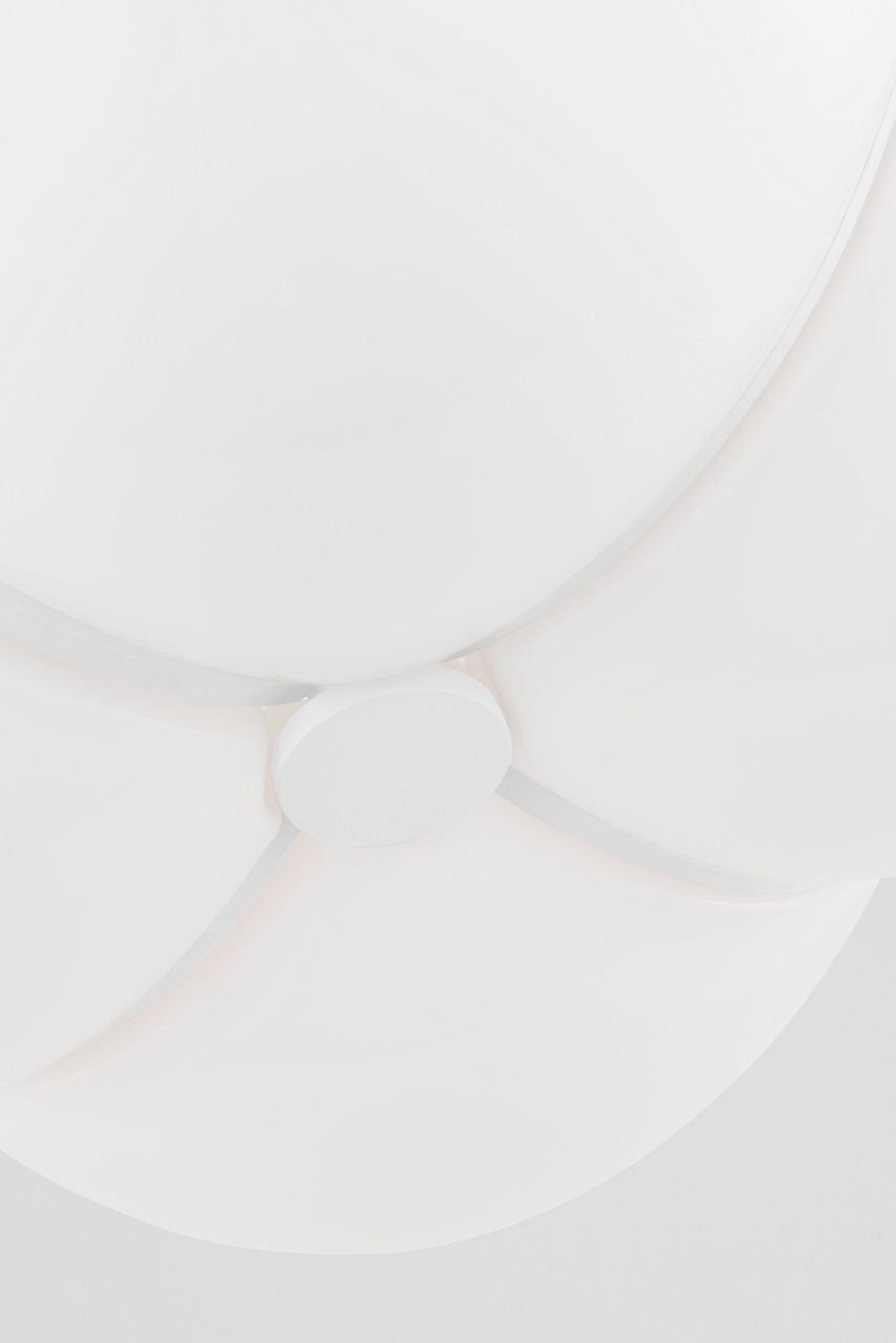 Cheverny Large Semi-Flush Mount Matte White