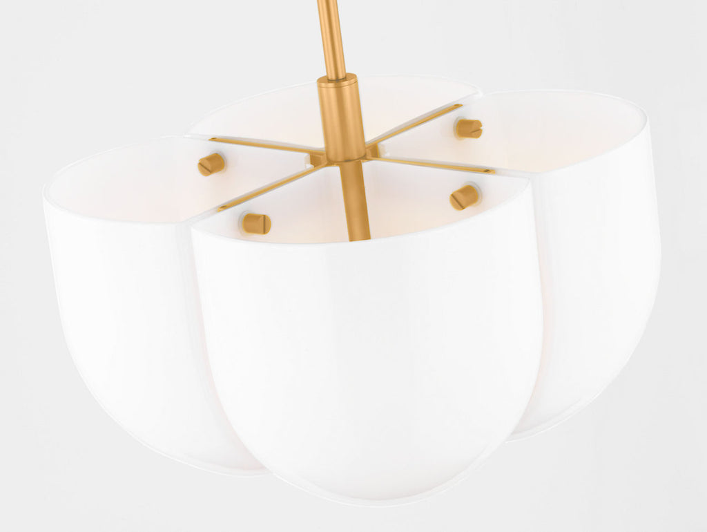 Cheverny Large Pendant Burnished Brass