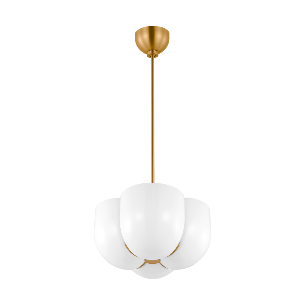 Cheverny Large Pendant Burnished Brass