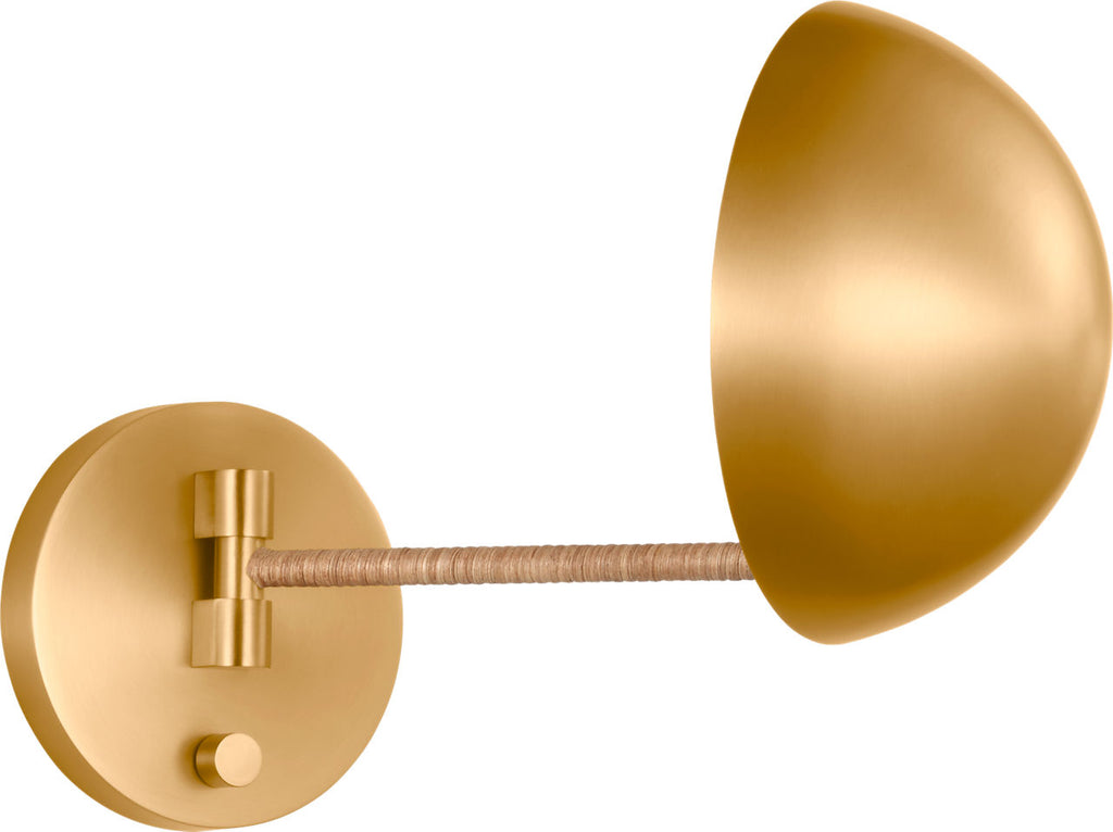 Balleroy Medium Sconce Burnished Brass