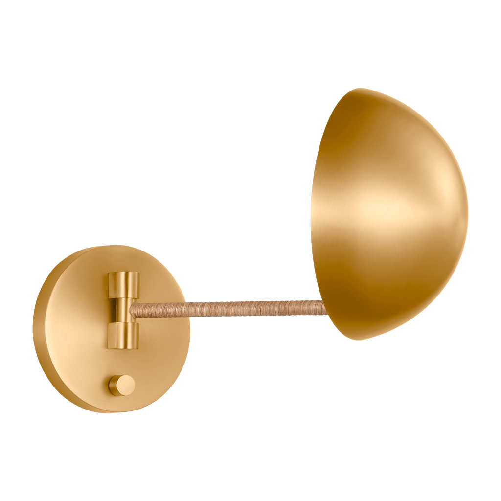 Balleroy Medium Sconce Burnished Brass